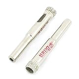 uxcell　ガラスホールソー　タイルセラミックス用　2個 シルバートーン