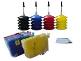 4 Pack ND Brand pigment Epson 126 refillable ink cartridge + 4x30ml ND Brand water based pigment ink refill kit for Epson WorkForce 630, 633, 635, 840, 60 printers 41KwnMzh9IL. SL160 4 Pack ND Brand pigment Epson 126 refillable ink cartridge + 4x30ml ND Brand water based pigment ink refill kit for Epson WorkForce 630, 633, 635, 840, 60 printers