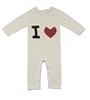 Oeuf I Heart Jumper, White, 24 Months