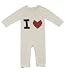 Oeuf I Heart Jumper, White, 24 Months