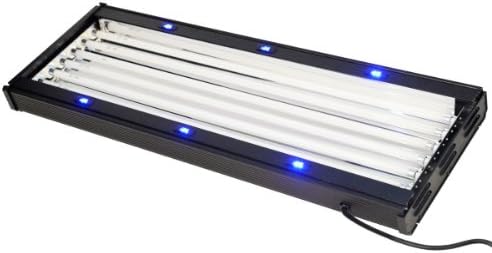 36" 234W 6x39W Fluorescent Actinic T5 HO Aquarium Light Fixture Marine LCD Timer