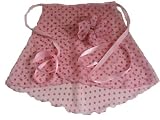 Pink Polka Dot Wrap Ballet Dance Skirt w/matching Hair Scrunchie Adult/ Child Sizes