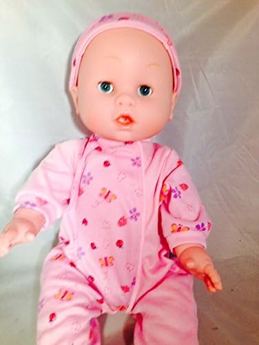 "BABY DOLL" I'M READY TO PLAY Touch My Nose I Sneeze & Move My Eyes, Press Arms & I Baby Talk, Press My Legs, I Gurgle & Giggle. 3 Years +