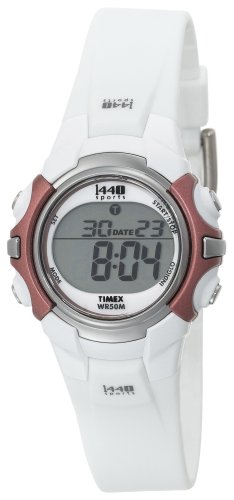 Timex Youth T5G8814E 1440 White Resin Strap Watch