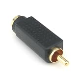 Composite Male to S-video Female Adapter