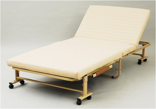 山善(YAMAZEN) 完成品折りたたみベッド アイボリー KSH-90S(IV)RG 