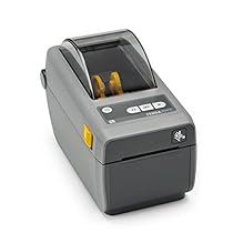 Zebra Technologies ZD41022-D01M00EZ Series ZD410 Direct Thermal Compact Desktop Printer, 203 DPI, 2