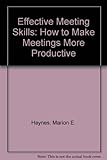 Effective meeting skills