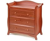 Stork Craft Aspen 3 Drawer Chest, Cognac