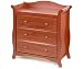 Stork Craft Aspen Three Drawer Chest In Cognac