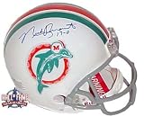 Nick Buoniconti Autographed/Hand Signed Miami Dolphins Full Size Pro Helmet with 17-0 Inscription