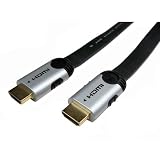 Cables Unlimited PCM-2292-01M UltraFlat HDMI 1.3 Home Theatre Cable (Black)
