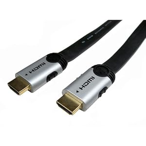 Cables Unlimited PCM-2292-05M UltraFlat HDMI 1.3 Home Theatre Cable (Black)