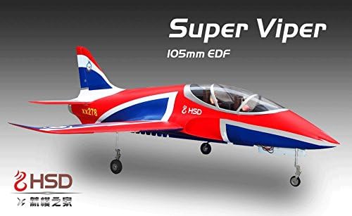 6 CH HSD Super Viper BRITISH 105mm V2 RC EDF Jet KIT