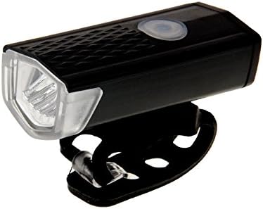 RAYPAL RPL-2255 300 Lumens USB Rechargeable LED Bike Headlight with Handlebar Mount(Black)