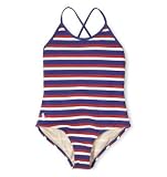 Girls Ralph Lauren Charter Blue Multi Nautical One-Piece Swimsuit