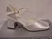 Girls white satin bridesmaid communion party shoe size 12 By Pure & Precious Style Isabella