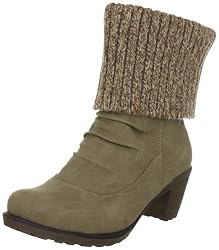 Rieker 91590-60, Damen Fashion Halbstiefel & Stiefeletten, Beige (porzellan/hellbraun 60), EU 38