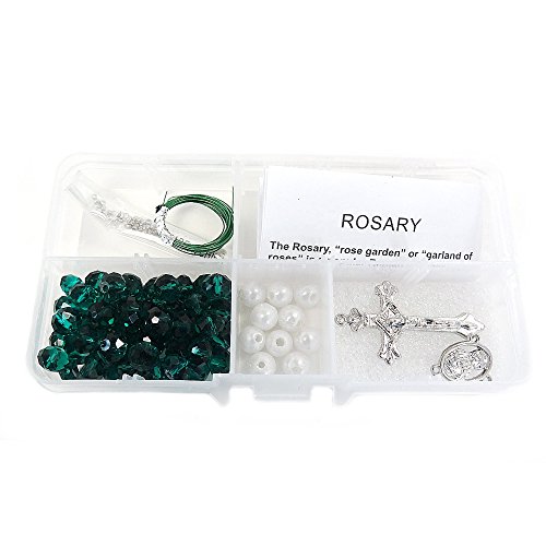 Fiona CR-1202 Crystal and Pearl Beads Rosary DIY Kit