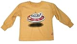Wes & Willy Long Sleeve SpaceShip Tee, Gold