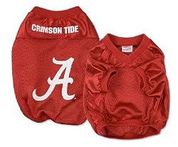 Alabama Crimson Tide Dog Football Jersey Shirt Size X Large