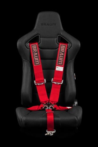 BRAUM BRH-RDS5 5 Point 3 in. SFI Racing Harness44; Red