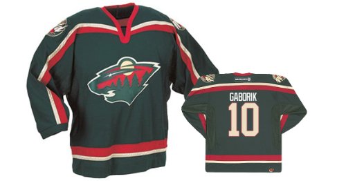 Buy GABORIK #10 Minnesota Wild CCM 550 Series Replica NHL Hockey Jersey (NHLPA Certified Custom Sewn...