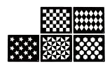 Tough-1 Groomer's Choice 5 Piece Stencil Kit