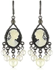 1928 Jewelry Kimberlys Cameos Chandelier Earrings
