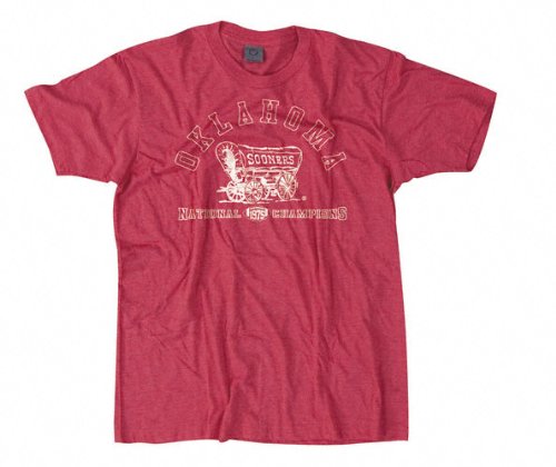 Buy Oklahoma Sooners 1975 NCAA National Champions Throwback T-Shirt