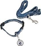 Vancouver Canucks Dog Collar & Leash Set
