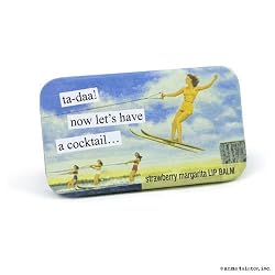 ta-daa! Now let's have a cocktail... strawberry margarita Lip Balm by anne taintor