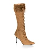 3.75 Inch Heeled Knee High Boot (Tan Microfiber;11)