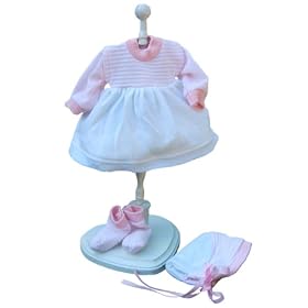 Berenger pink white Knitted dress combo -R0039 by Berenger
