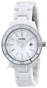 Fossil Stella Mini White Mother of Pearl Dial Ladies Watch ES2544