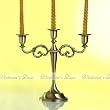 Sliver Plated Three Light Candelabra/candle holder-B