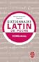 Dictionnaire de latin de poche : Latin / Fran�ais