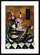 Art Poster Wood Framed Print - If You Can Read - Artist: Jennifer Garant- Poster Size: 24 X 36