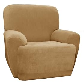 Maytex Collin Stretch 4-Piece Slipcover Recliner