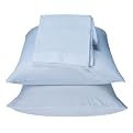 Home Bamboo Jersey Sheet Set - Blue (TwinXL)