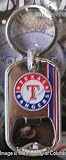 Texas Rangers 2010 Dog Tag Bottle Opener Keychain