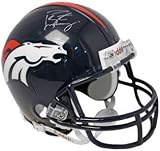 Peyton Manning Autographed/Hand Signed Denver Broncos Full Size Replica Helmet- Manning/Mounted Holo
