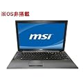 MSI �m�[�g�p�\�R�� CR650 CR650-092XJP �O���f�B�G���g�E�O���[ 15.6�^�t��