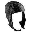 New Faux Shearling Fur Trooper Trapper Pilot Hat Black