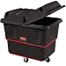 Rubbermaid Commercial 4712 MDPE 77.1 Gallon Heavy-Duty Waste Cube Truck with Caster, Rectangular, 28" Width x 43-1/4" Depth x 33-7/8" Height, Black