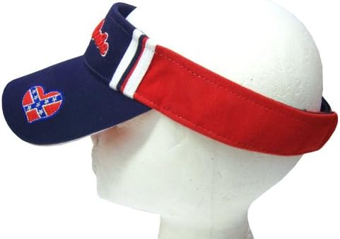 Rebel Babe Embroidered "Heart" Visor OSFA