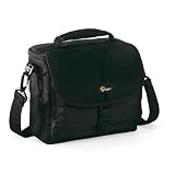 Lowepro Rezo 160 Shoulder Bag For Digital SLR & 1-2 Lenses for Canon 550D, 500D, 1000D, Nikon D3000, Samsung NX10, PL1, Panasonic G2,  Sony Alpha A450 - Black Series - Blackby Lowepro