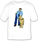 T-shirt with man, training, human, body, individuals, individual, law, persons, shepherd, humans, police, german, people, person