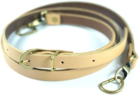 Beige Mini Strap Replacement Leather Shoulder Strap,for Cross Body