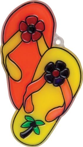 Bulk Acrylic Suncatcher Shapes-Flip Flops
